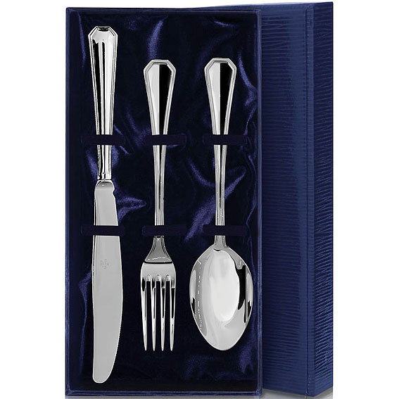 Набор столовый Элегант из серебра 217НБ01801 Набор столовый Элегант из серебра 217НБ01801