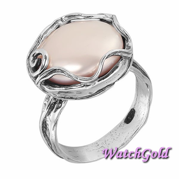 Серебряное кольцо DENO с жемчугом 01R2710PL