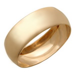 Золотое обручальное кольцо 01О010139
