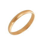 Золотое обручальное кольцо 01О010343