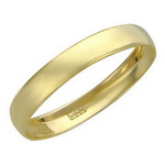 Золотое обручальное кольцо 01О030182