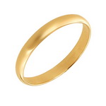 Золотое обручальное кольцо 01О030343
