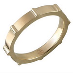 Золотое обручальное кольцо 01О030428