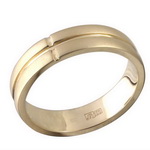 Золотое обручальное кольцо 01О030432