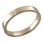 Золотое обручальное кольцо 01О030434