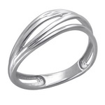 Серебряное кольцо 01К058608
