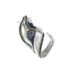 Кольцо из серебра Graziella Animali17-Green-RN-Rd